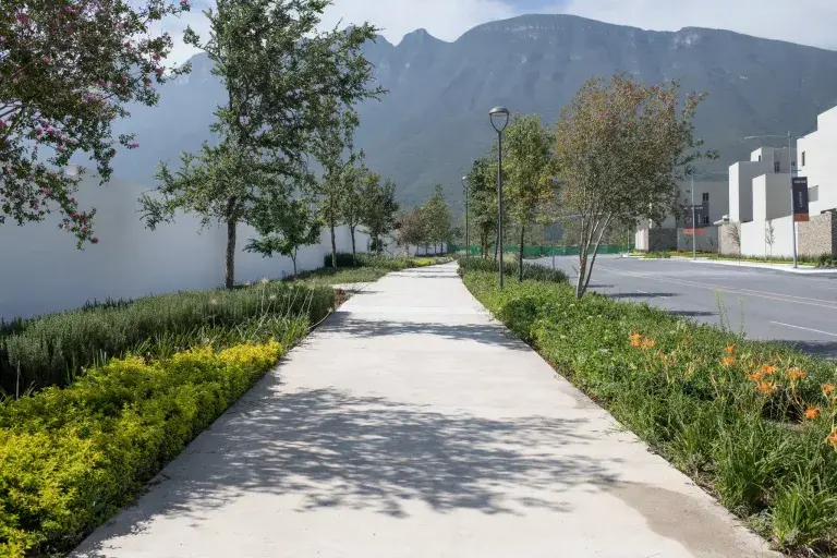 Calles y banquetas amplias